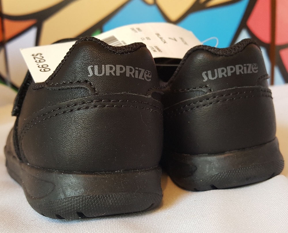 ❎SOLD❎ Stride Rite Black UNIFORM Sneakers Tot 7 - Picture 3 of 8